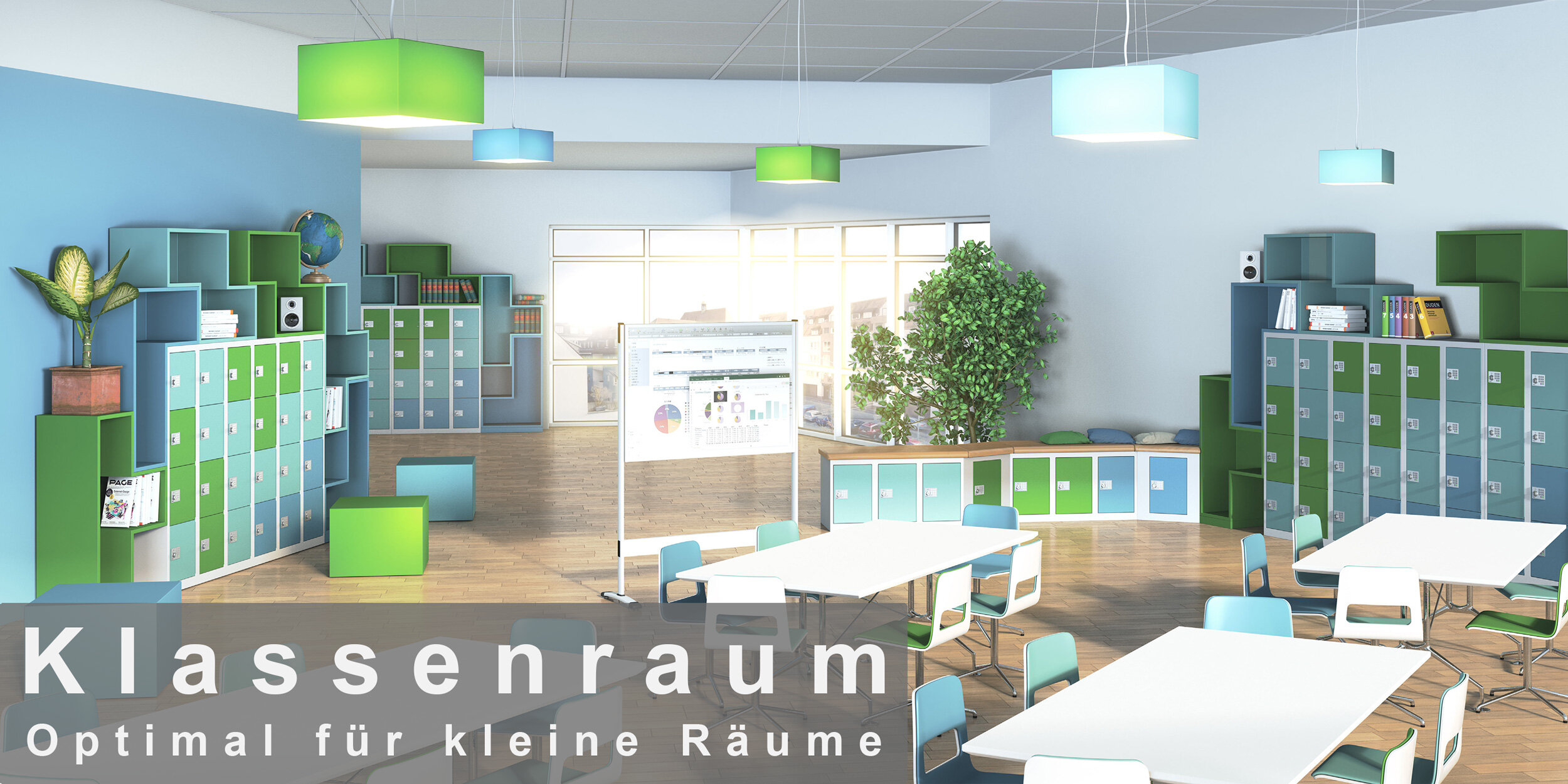 Schließfächer für den Klassenraum