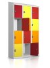 Gebrauchter Schließfachschrank mit 12 Fächern / Design 0001