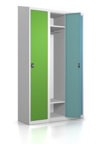 Spindschrank - 3 Fächer - Morgentau - Drehriegel