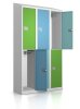 High End Garderobenschrank - 6 Fächer - Morgentau - elektronisches Schloss