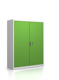 Brandschutzgarderobe mit 10 Kleiderhaken - Serie MINI RAL 6018 Gelbgrün