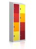 Gebrauchter Schließfachschrank mit 8 Fächern / Design Frischekick