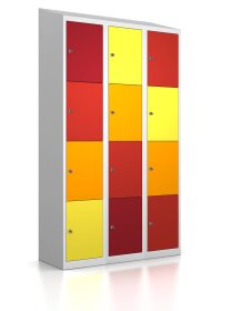 Premium Schließfachschrank - 12 Fächer - Frischekick