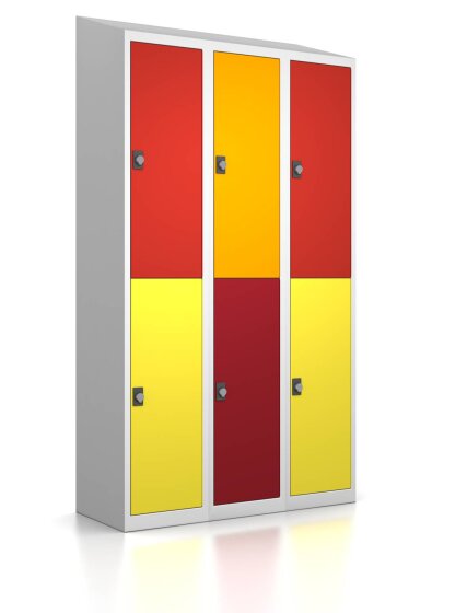 Premium Garderobenschrank - 6 Fächer - Frischekick