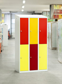 LAGERVERKAUF: Garderobenschrank - 6 Fächer - Frischekick