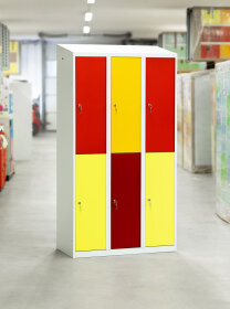 LAGERVERKAUF: Garderobenschrank - 6 Fächer - Frischekick