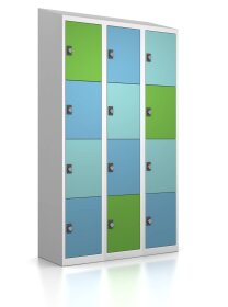 Premium Schließfachschrank - 12 Fächer -...