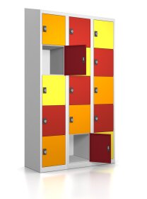 Schließfachschrank - 15 Fächer - Frischekick