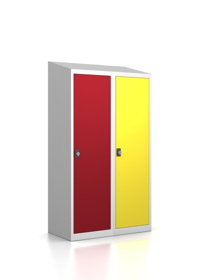 Spindschrank - 2 Fächer - Sonderbreite - Serie MINI Design 001 Frischekick Drehriegel
