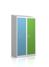 Spindschrank - 2 Fächer - Sonderbreite - Serie MINI Design 259 Morgentau easyPIN V3