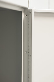 Spindschrank - 2 Fächer - Sonderbreite - Serie MINI Design 259 Morgentau Schlüsselschloss