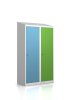 Spindschrank - 2 Fächer - Sonderbreite - Serie MINI Design 259 Morgentau Schlüsselschloss