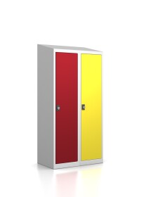 Spindschrank - 2 Fächer - Serie MINI Design 001 Frischekick Drehriegel