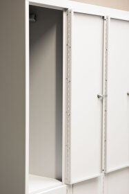 Schließfachschrank - 15 Fächer - Design Abendrot