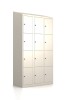 Premium Schließfachschrank - 12 Fächer - RAL 9001 Cremeweiß