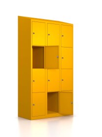 Premium Schließfachschrank - 12 Fächer - RAL...