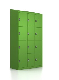 Premium Schließfachschrank - 12 Fächer - RAL...