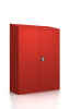 Brandschutzgarderobe - RAL 3000 unifarben Feuerrot