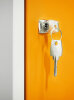 3er-Set Garderobenschränke - 6 Fächer - RAL 9001 unifarben Cremeweiß