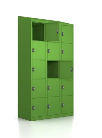 Premium Schließfachschrank - 15 Fächer - RAL...