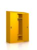 Premium Spindschrank MINI - 3 Fächer - RAL 1003 Signalgelb