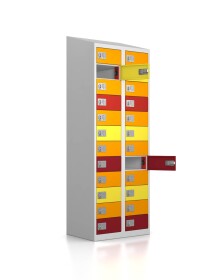 Ladeschrank mit elektronischem Schloss V3 Wertfachschrank - 24 Ladefächer