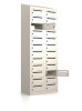 Premium Wertfachschrank mit Posteinwurf - 24 Fächer - RAL 9001 Cremeweiß