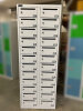 Premium Wertfachschrank mit Posteinwurf - 24 Fächer - RAL 9001 Cremeweiß