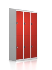 Ladeschrank mit Drehriegel - 6 Ladefächer