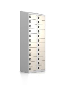 Ladeschrank mit Drehriegel Wertfachschrank - 24 Ladefächer