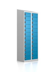 Ladeschrank mit Drehriegel Wertfachschrank - 24 Ladefächer