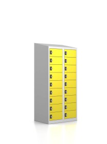 Ladeschrank mit Drehriegel - 18 Ladefächer