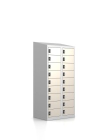 Ladeschrank mit Drehriegel - 18 Ladefächer