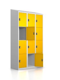 Gebrauchter Schließfachschrank mit 12 Fächern...