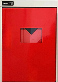 Gebrauchter Schließfachschrank mit 9 Fächern / Einsteckrahmen / Design S0001