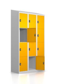 Gebrauchter Schließfachschrank mit 12 Fächern...