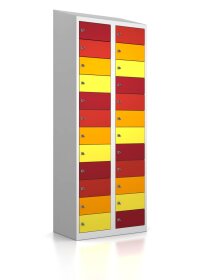Gebrauchter Wertfachschrank mit Ladefunktion - 24 Fächer - D0001
