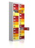 Gebrauchter Wertfachschrank mit Ladefunktion - 24 Fächer - D0001