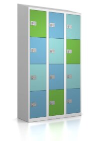 Gebrauchter Schließfachschrank mit Ladefunktion- 12...