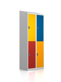 Gebrauchter Schließfachschrank mit 4 Fächern /...