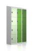 Gebrauchter Schließfachschrank mit 12 Fächern / Design "Bergwiese"