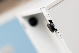 Gebrauchter Schließfachschrank mit 12 Fächern / Blütenzauber