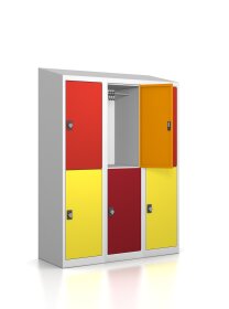 Garderobenschrank - 6 Fächer - Design Frischekick