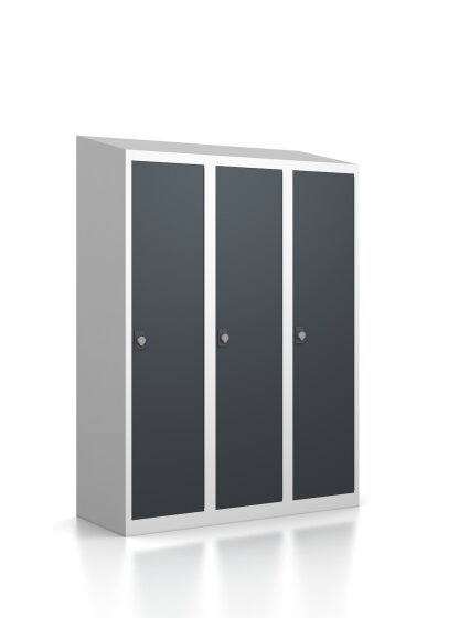 Spindschrank - 3 Fächer - Anthrazitgrau