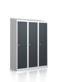 Spindschrank - 3 Fächer - Anthrazitgrau