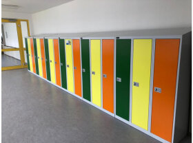 Spindschrank - 3 Fächer - Anthrazitgrau