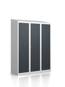 Spindschrank - 3 Fächer - Anthrazitgrau