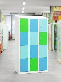 Ladeschrank -12 Ladefächer - Anthrazitgrau