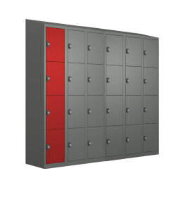 Schließfachschrank !Red Signal - 12 Fächer / Locker Cabinet !Red Signal - 12 Compartments