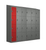 Schließfachschrank !Red Signal - 12 Fächer / Locker Cabinet !Red Signal - 12 Compartments